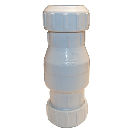 Zoeller 1-1/2 in. Compression PVC Check Valve 30-0015